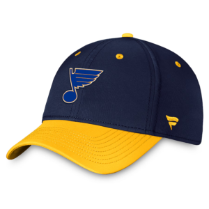Fanatics St. Louis Blues Navy/Gold Authentic Pro Rink Two-Tone Flex Hat