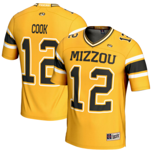 GameDay Greats Brady Cook Missouri Tigers Gold NIL Player Football Jersey