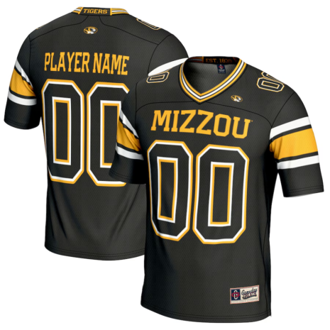 GameDay Greats Missouri Tigers Black NIL Pick-A-Player Football Jersey