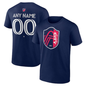 St. Louis City SC Navy Custom Team Authentic T-Shirt