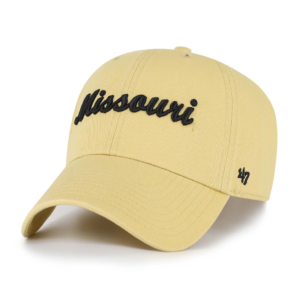 Missouri Tigers ’47 Vault Clean Up Adjustable Hat – Light Gold