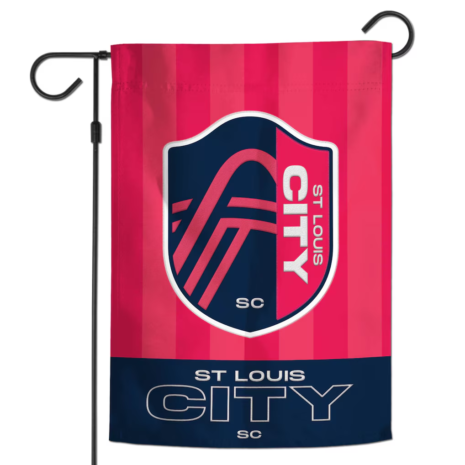 St. Louis City SC WinCraft 2-Sided 12'' x 18'' Applique Garden Flag