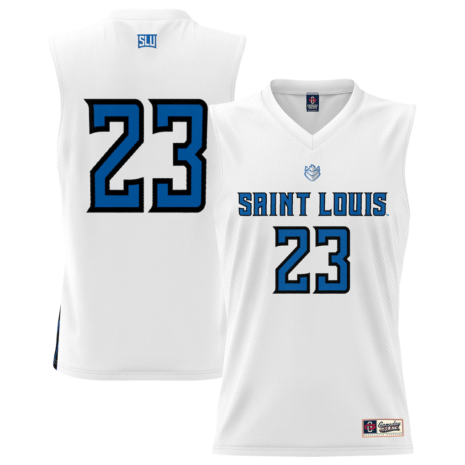 GameDay Greats #23 Saint Louis Billikens Unisex White Lightweight Basketball Jersey