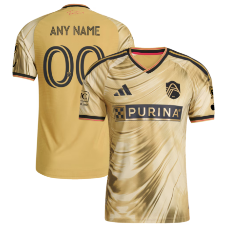 adidas St. Louis CITY SC Yellow 2026 The Tina Turner Kit On-Field Authentic Patch Custom Jersey