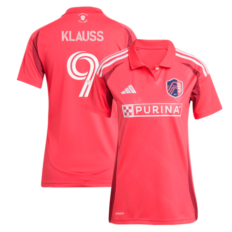 adidas João Klauss St. Louis City SC Women's Red 2025 Forever CITY Red Replica Player Jersey