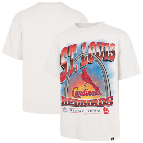 '47 St. Louis Cardinals White Regional Upland Foundation T-Shirt '47 St. Louis Cardinals White Regional Upland Foundation T-Shirt