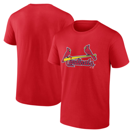 Logo Athletic St. Louis Cardinals Red Wordmark T-Shirt Logo Athletic St. Louis Cardinals Red Wordmark T-Shirt