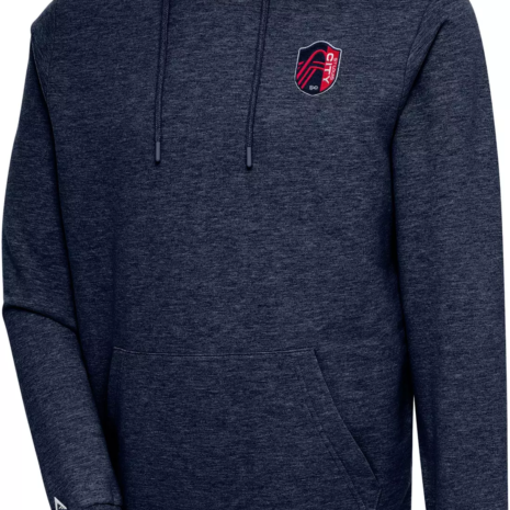 Antigua Men's St. Louis City SC Navy Logo Pullover Hoodie Antigua Men's St. Louis City SC Navy Logo Pullover Hoodie