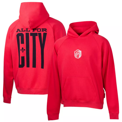 Sport Design Sweden Men's St. Louis City SC Red Hometown Pullover Hoodie Sport Design Sweden Men's St. Louis City SC Red Hometown Pullover Hoodie