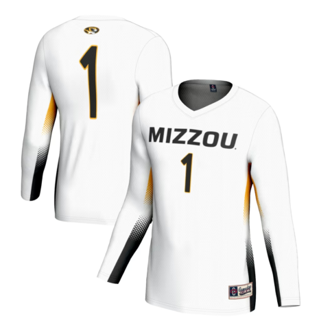 GameDay Greats #1 Missouri Tigers Youth White Lightweight Women's Volleyball Jersey GameDay Greats #1 Missouri Tigers Youth White Lightweight Women's Volleyball Jersey