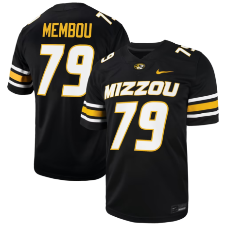 Nike Armand Membou Missouri Tigers Black Alumni Game Jersey Nike Armand Membou Missouri Tigers Black Alumni Game Jersey